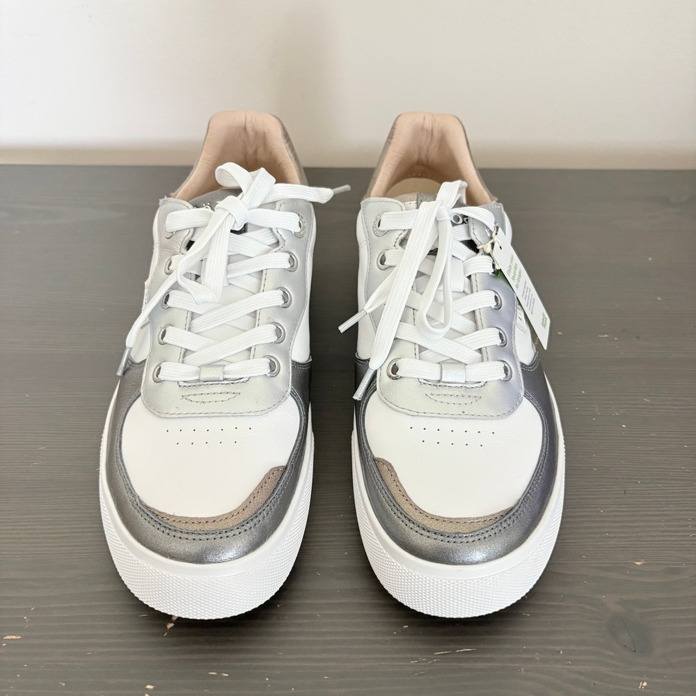 Taos Pop Soul Sneaker 10 White Metallic Multi Leather Comfort Shoes - Picture 13 of 13